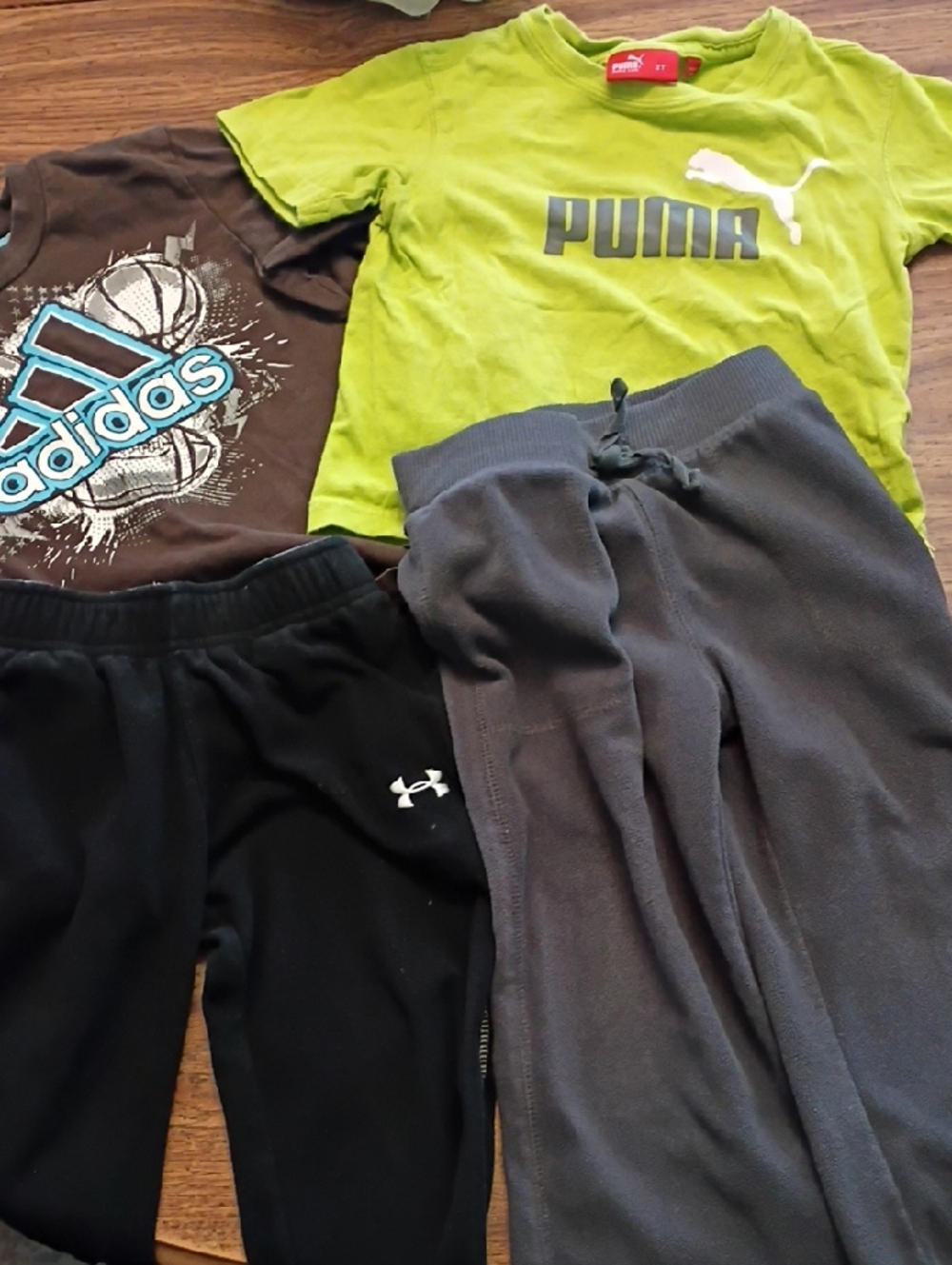 🛝2T Kids Bundle 4 Piece Adidas, Puma, Under Armour & Jumping Beans